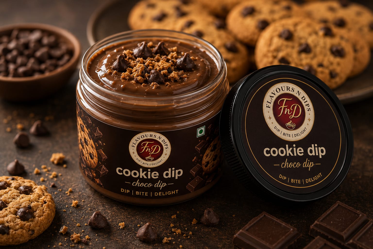 Cookie Dips at dessert cafe Vijayanagar